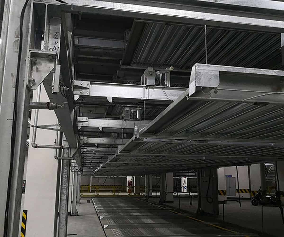 三層升降橫移機械式停車設備過規劃
