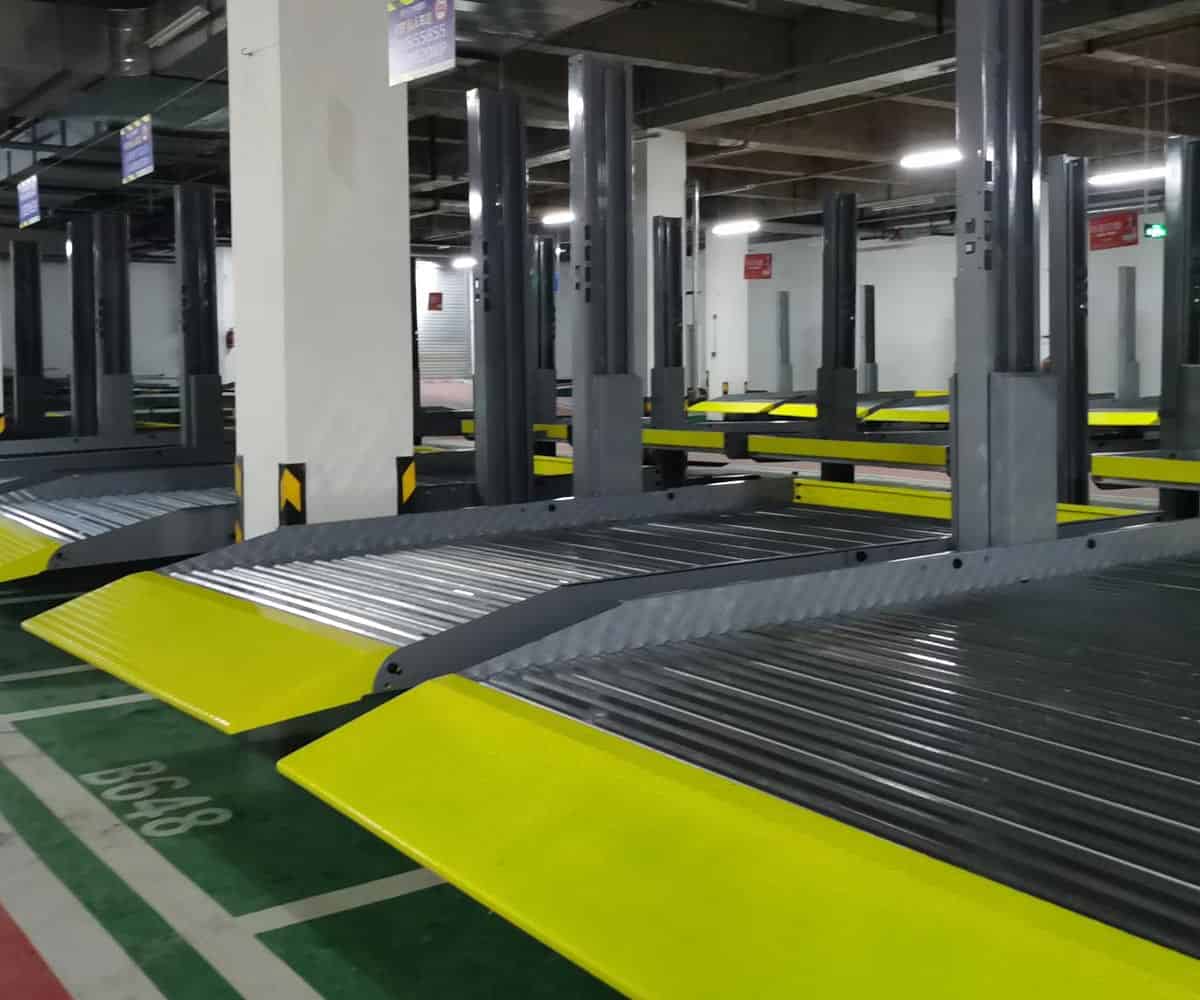 稻城縣二層升降式停車位拆除