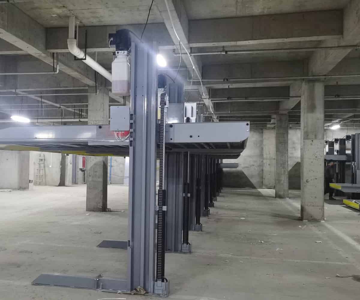 色達縣兩層升降平移停車庫拆除