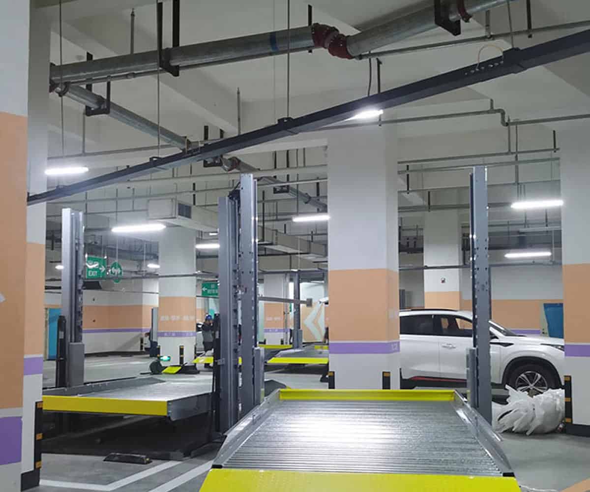 湖北省二層升降式立體車庫租用