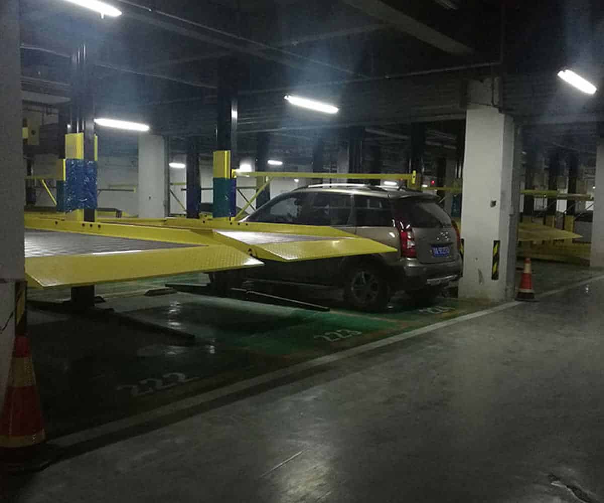 樂山市兩層升降橫移立體停車位過驗收