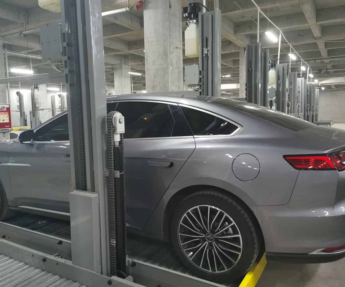 峨眉山市二層簡易升降機械車位過驗收