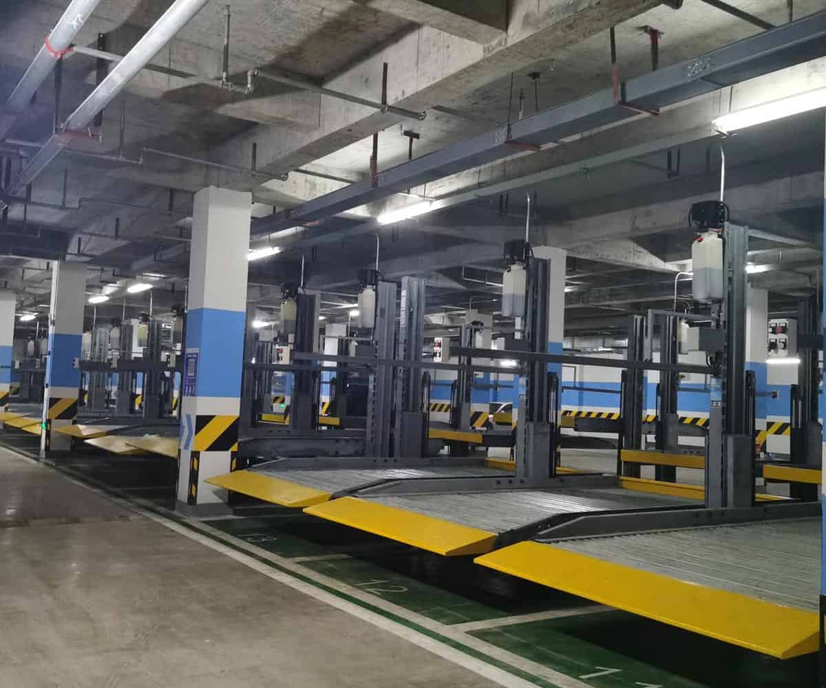 峨眉山市升降橫移式立體停車庫安裝
