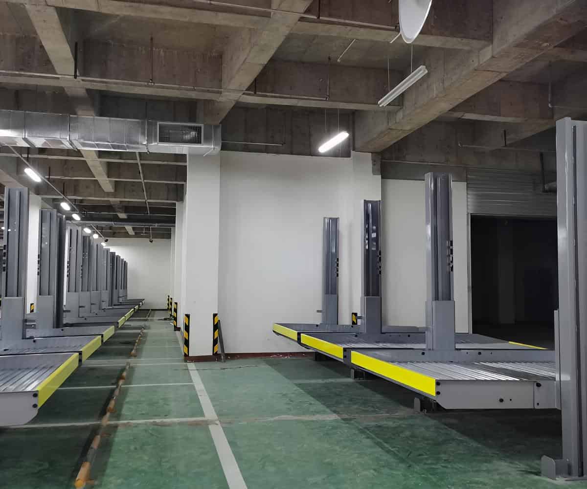 兩層升降橫移與2柱家用簡易升降機械停車庫租售安裝指南
