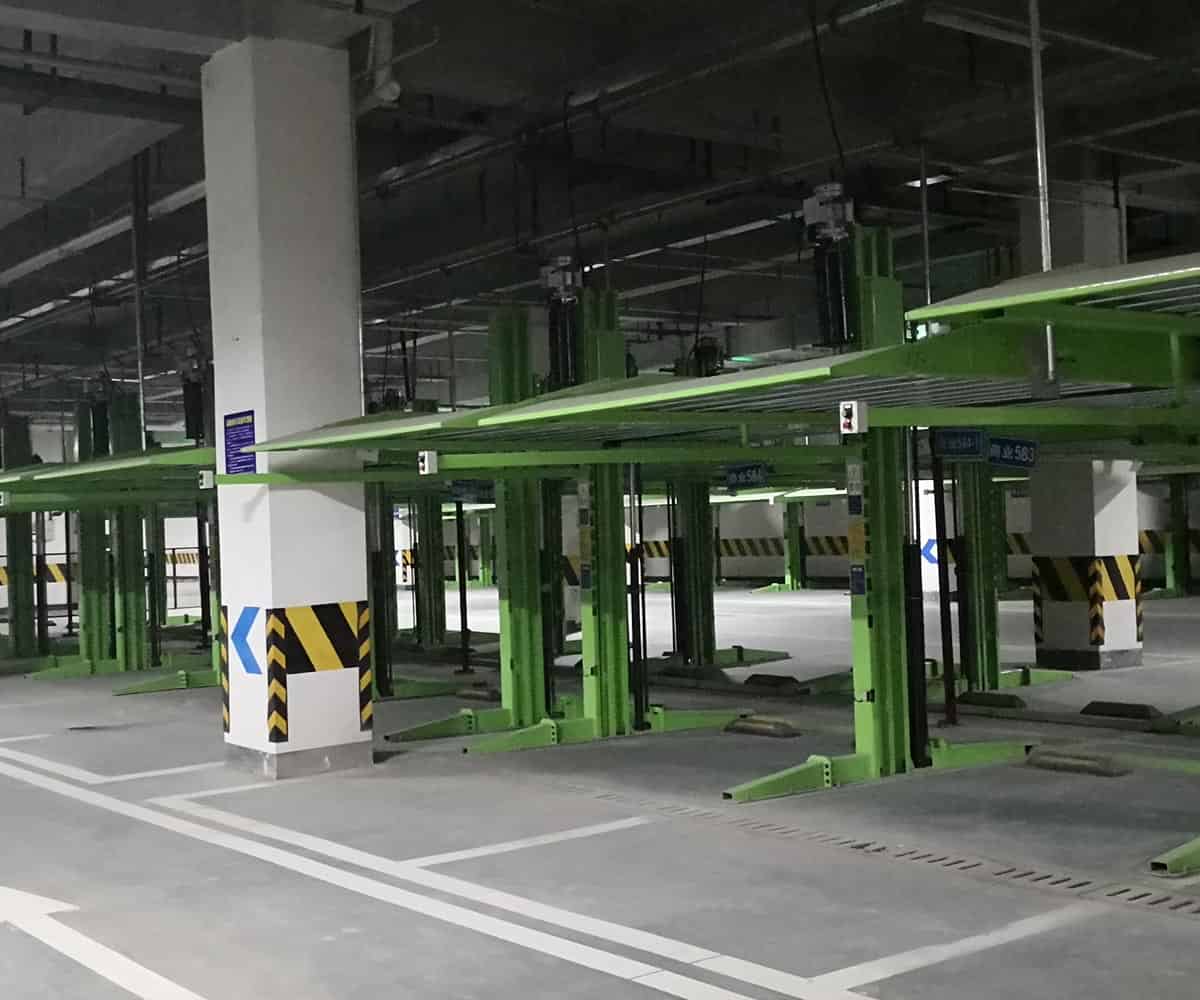 重慶市地下室兩柱簡易類機械車位