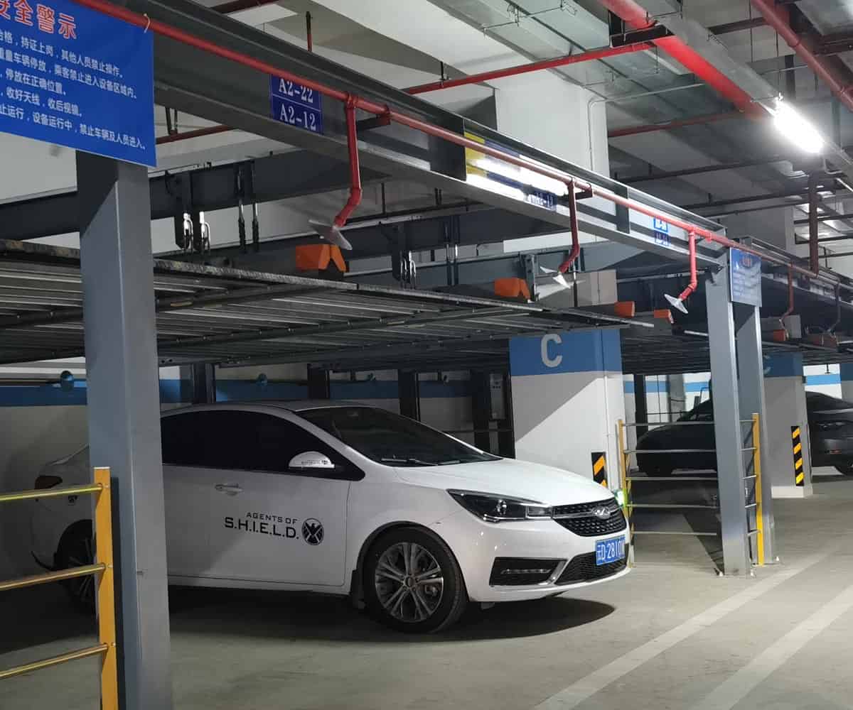 兩柱式機械式立體停車設備
