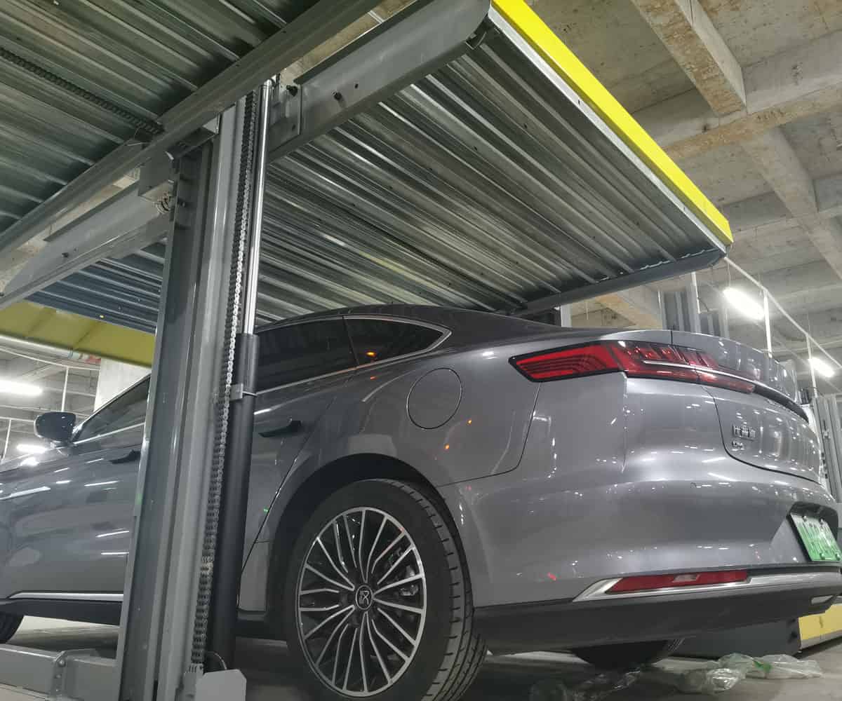 雅安市地下室簡易升降式停車庫