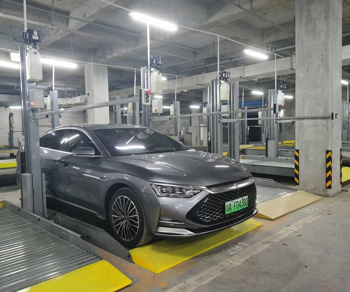 峨眉山市PJS兩柱簡易升降機械式立體停車設備