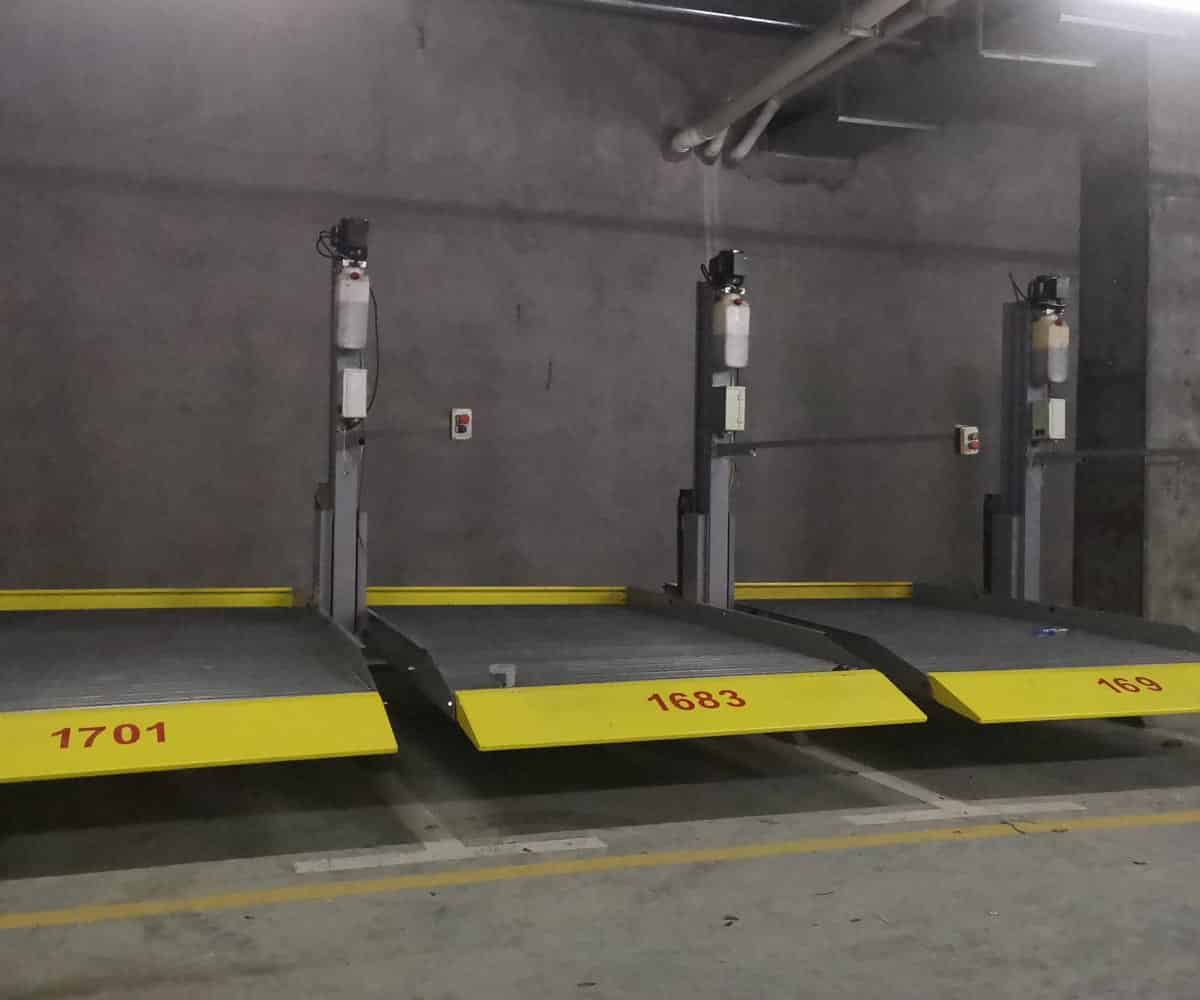 仁壽縣小區四柱簡易式停車寶