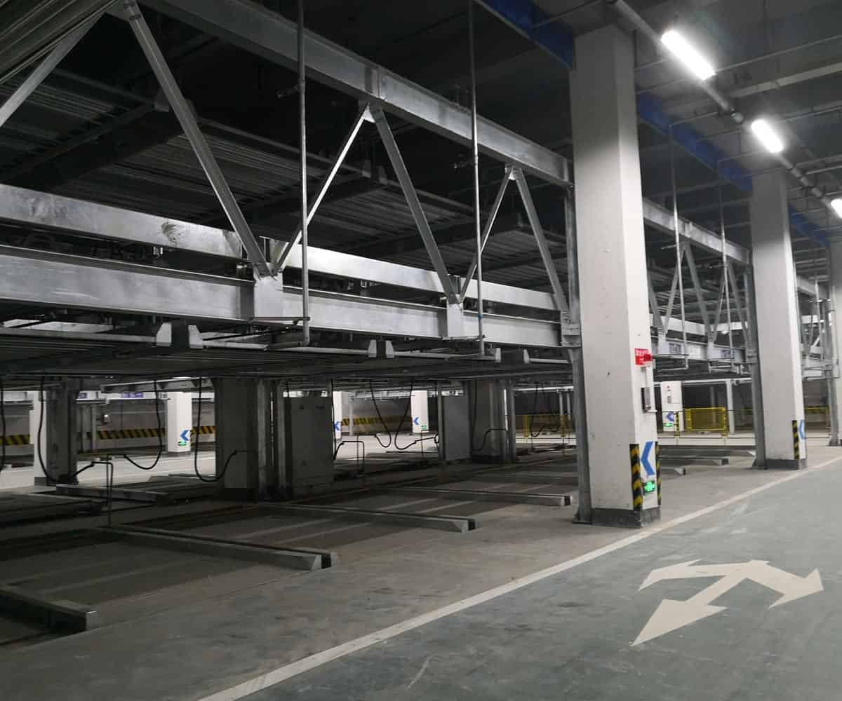鄰水縣兩層升降橫移式立體停車設備